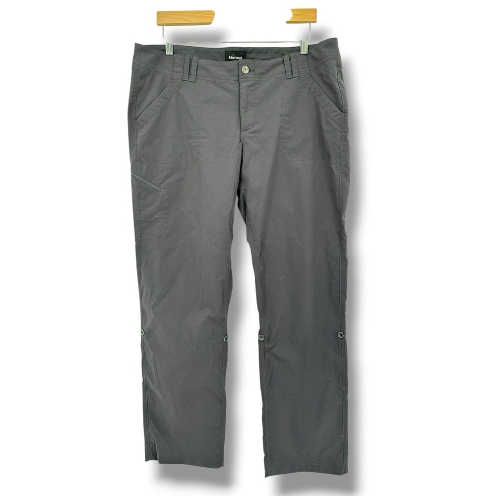 Marmot Womens Hiking Pants 14 Gray Stretch Outdoor Trail Gorpcore Utility Travel